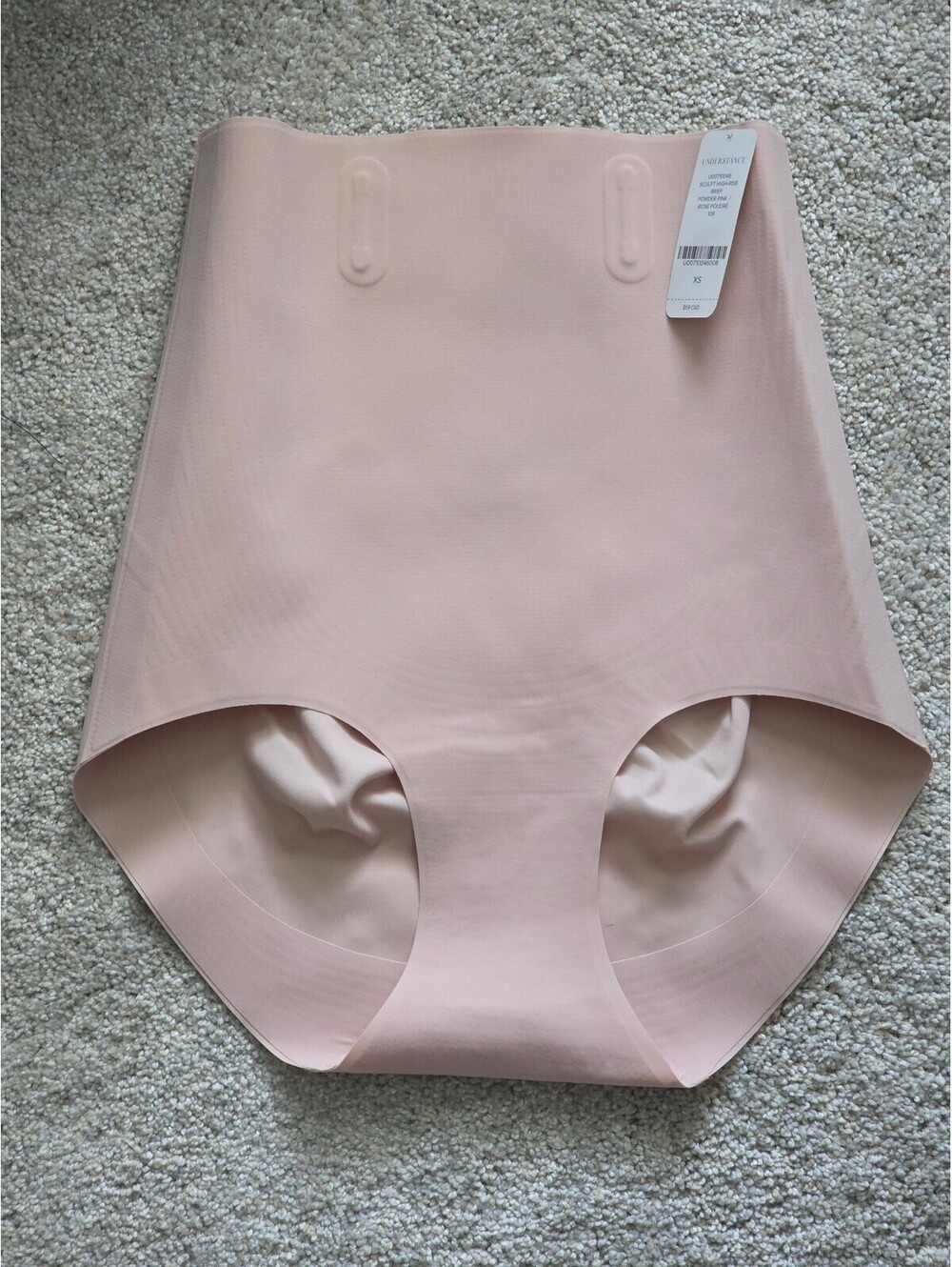 UNDERSTANCE Sculpt High-Rise Brief Panties XS Powder Pink